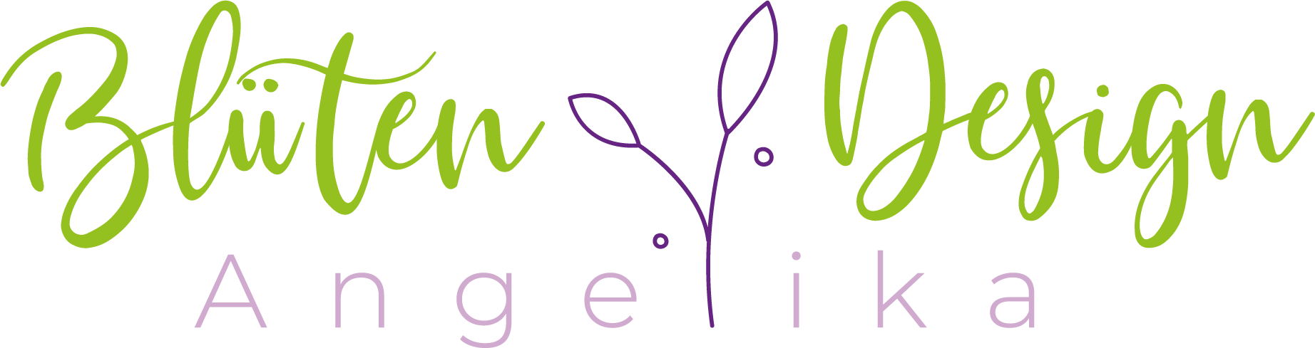 Logo Blüten-Design Angelika